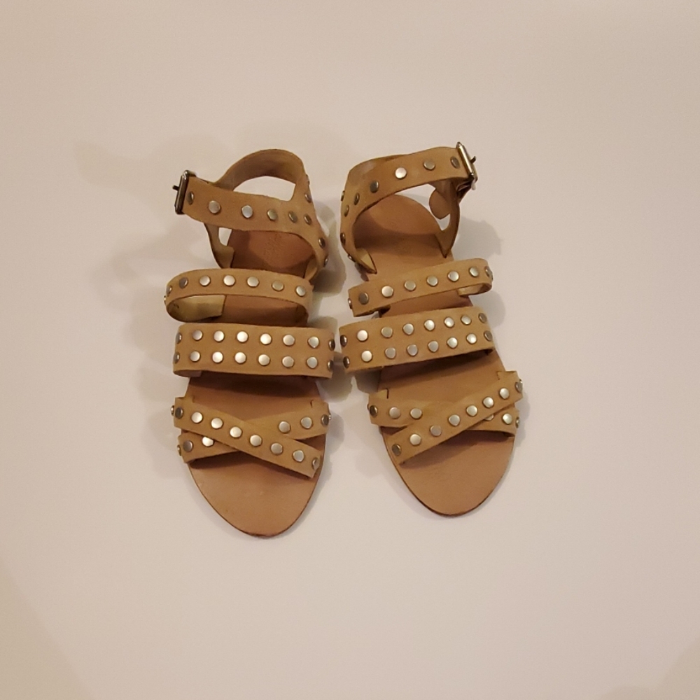 Loeffler randall suede studded Karin sandal 7m5